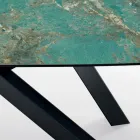 طاولة ثابتة بسطح أسطواني من السيراميك، صنع في إيطاليا - سيتيميو Viadurini