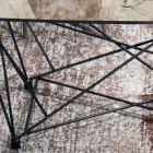 طاولة ثابتة بسطح أسطواني من السيراميك وقاعدة فولاذية، صنع في إيطاليا - إيزيلينو Viadurini