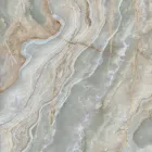 طاولة ثابتة مع سطح سيراميك من العقيق الفضي المصقول، صنع في إيطاليا - جروتا Viadurini