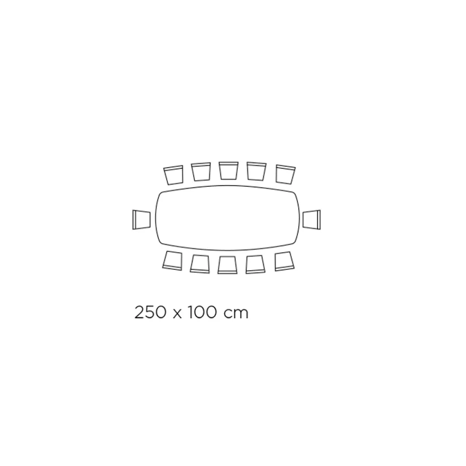 طاولة طعام ثابتة بسطح أسطواني من السيراميك، صنع في إيطاليا - أكواب Viadurini