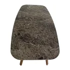 طاولة طعام ثابتة من سيراميك إمبيرادور مصقول، صنع في إيطاليا - شمال Viadurini