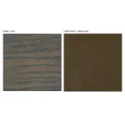 طاولة معيشة ثابتة من الخشب الصلب مع قاعدة مركزية - لوك Viadurini