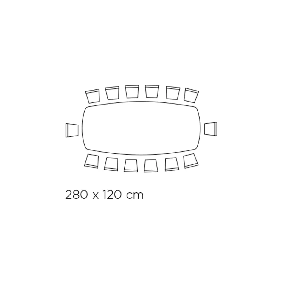 طاولة ثابتة من السيراميك الأمازونيتي المصقول، صنع في إيطاليا - جروتا Viadurini