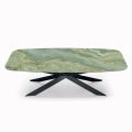 طاولة سيراميك ثابتة بتشطيبات وأحجام مختلفة، صنع في إيطاليا - جروتا