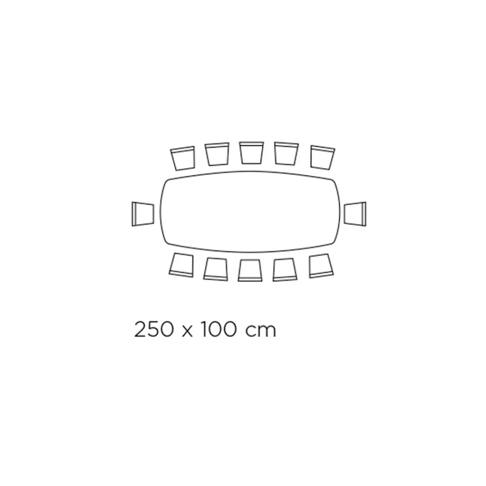 طاولة سيراميك يونانية سوداء مصقولة مصنوعة في إيطاليا - جروتا Viadurini