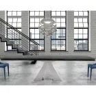 طاولة خشبية حديثة قابلة للتمديد حتى 300 سم صنع في إيطاليا - دالماتيان Viadurini