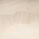 طاولة من خشب البلوط المصقول مع لمسة نهائية من الشمع من تصميم آندي Viadurini