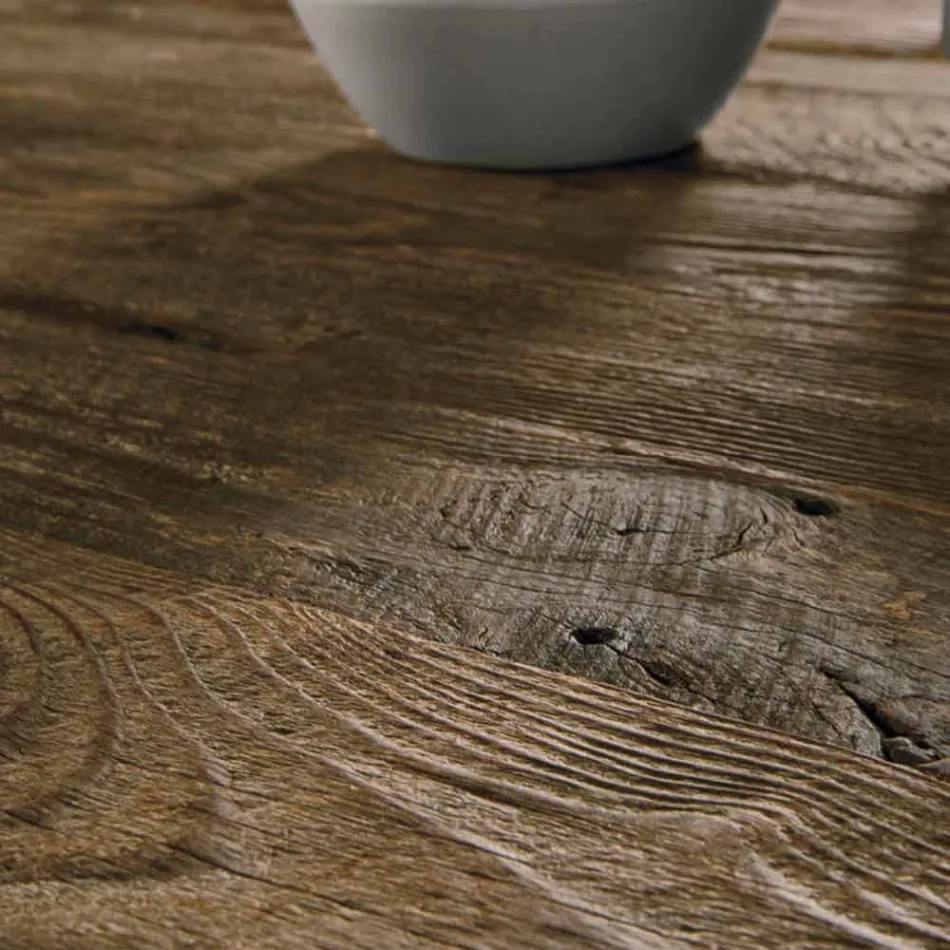 تصميم طاولة من الخشب الصلب مصنوعة في إيطاليا Zerba Viadurini