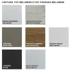 طاولة خشبية من الميلامين قابلة للتمديد حتى 470 سم، صنع في إيطاليا – جورديتو Viadurini