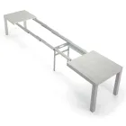 طاولة خشبية من الميلامين قابلة للتمديد حتى 470 سم، صنع في إيطاليا – جورديتو Viadurini