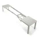 طاولة خشبية من الميلامين قابلة للتمديد حتى 470 سم، صنع في إيطاليا – جورديتو Viadurini