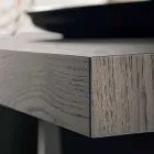 طاولة بلوط حديثة معقودة مصنوعة في إيطاليا من زيربا Viadurini