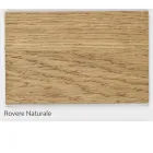 طاولة من خشب البلوط المعقود بقاعدة معدنية، صنع في إيطاليا - سيباستيانو Viadurini