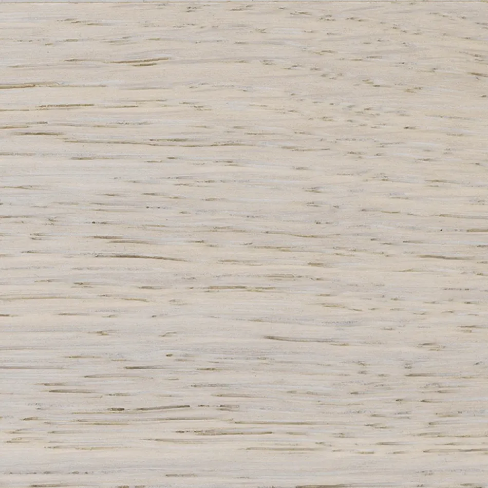 طاولة من خشب البلوط المطلي بحافة مربعة وغطاء معدني، صنع في إيطاليا - رياض Viadurini