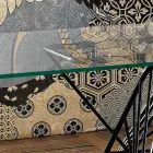 طاولة زجاجية مقواة بتصميم عصري مصنوعة في إيطاليا، ميتيا Viadurini