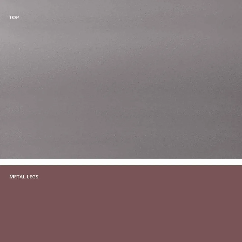 طاولة زجاجية مقواة بتصميم عصري مصنوعة في إيطاليا، ميتيا Viadurini