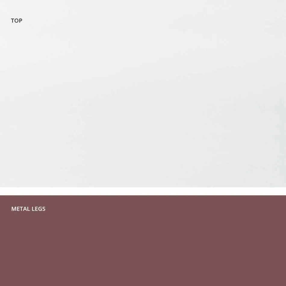 طاولة زجاجية مقواة بتصميم عصري مصنوعة في إيطاليا، ميتيا Viadurini