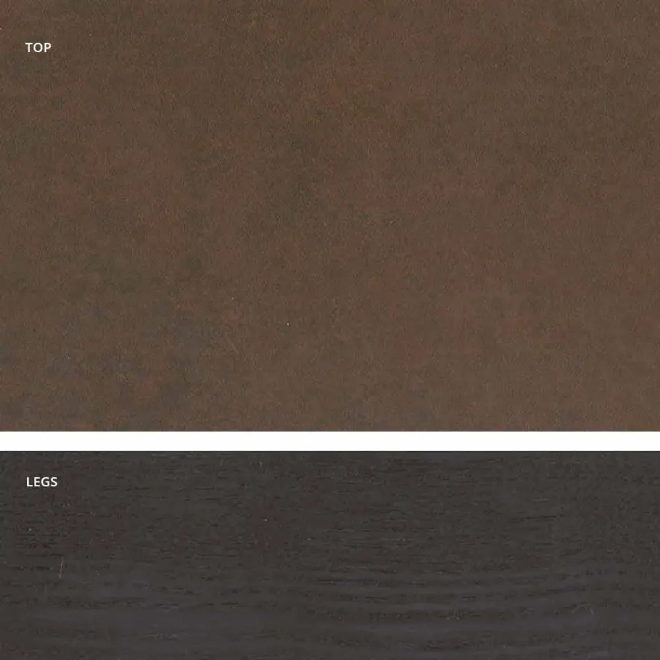 طاولة سيراميك زجاجية بتصميم عصري مصنوعة في إيطاليا، إيجيستو Viadurini