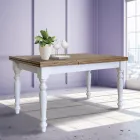 طاولة معيشة قابلة للتمديد من خشب التنوب النوردي، صنع في إيطاليا - بينيدورم Viadurini