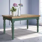 طاولة معيشة قابلة للتمديد من خشب التنوب النوردي، صنع في إيطاليا - بينيدورم Viadurini