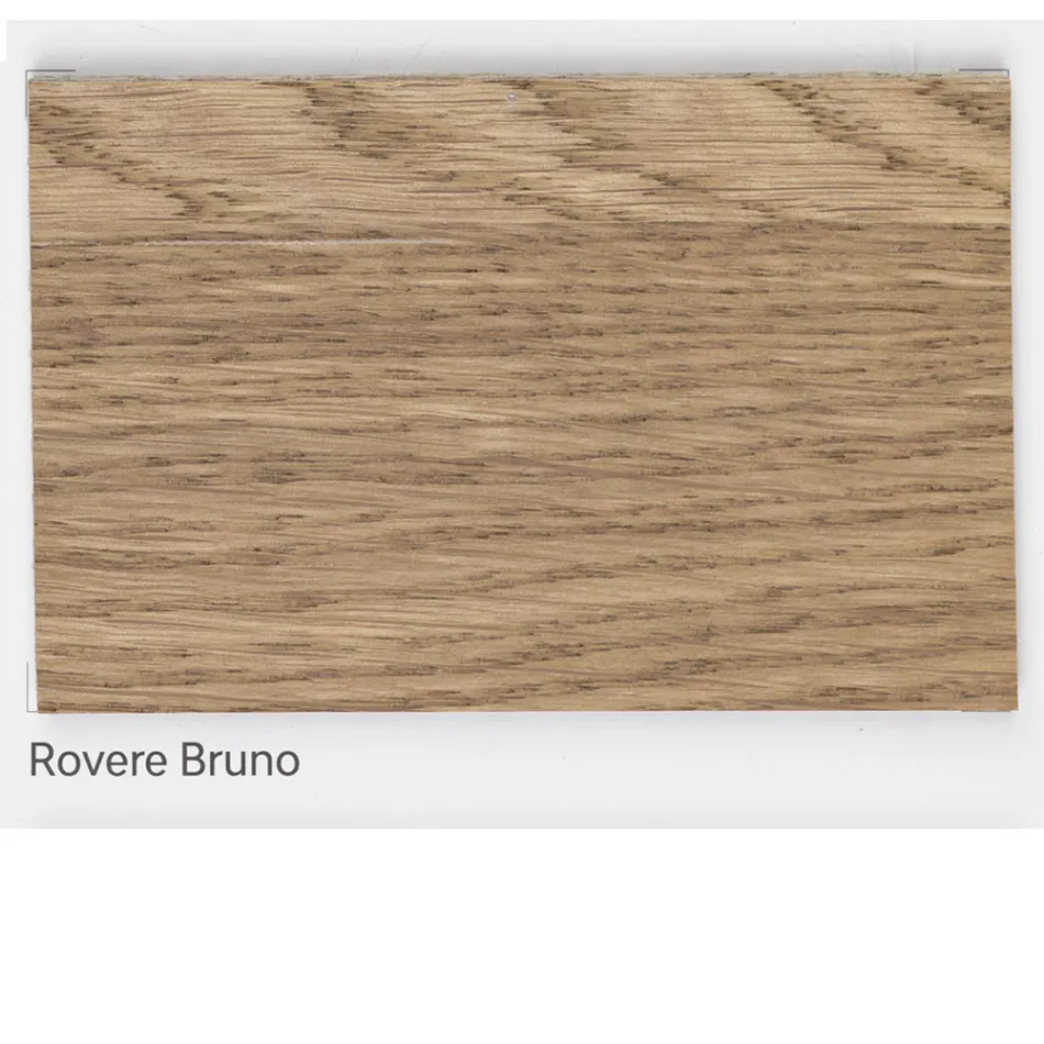 طاولة معيشة قابلة للتمديد من خشب البلوط المعقود المطلي، صنع في إيطاليا - دورين Viadurini