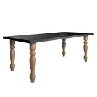 طاولة معيشة مصنوعة بالكامل من خشب البلوط، صنع في إيطاليا - جيولييه Viadurini