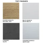 طاولة حديثة قابلة للتمديد حتى 300 سم مصنوعة من صفائح وزجاج إيطاليا - قابلة للتمديد Viadurini