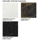 طاولة حديثة قابلة للتمديد حتى 278 سم مصنوعة من السيراميك الإيطالي - دالماتيان Viadurini