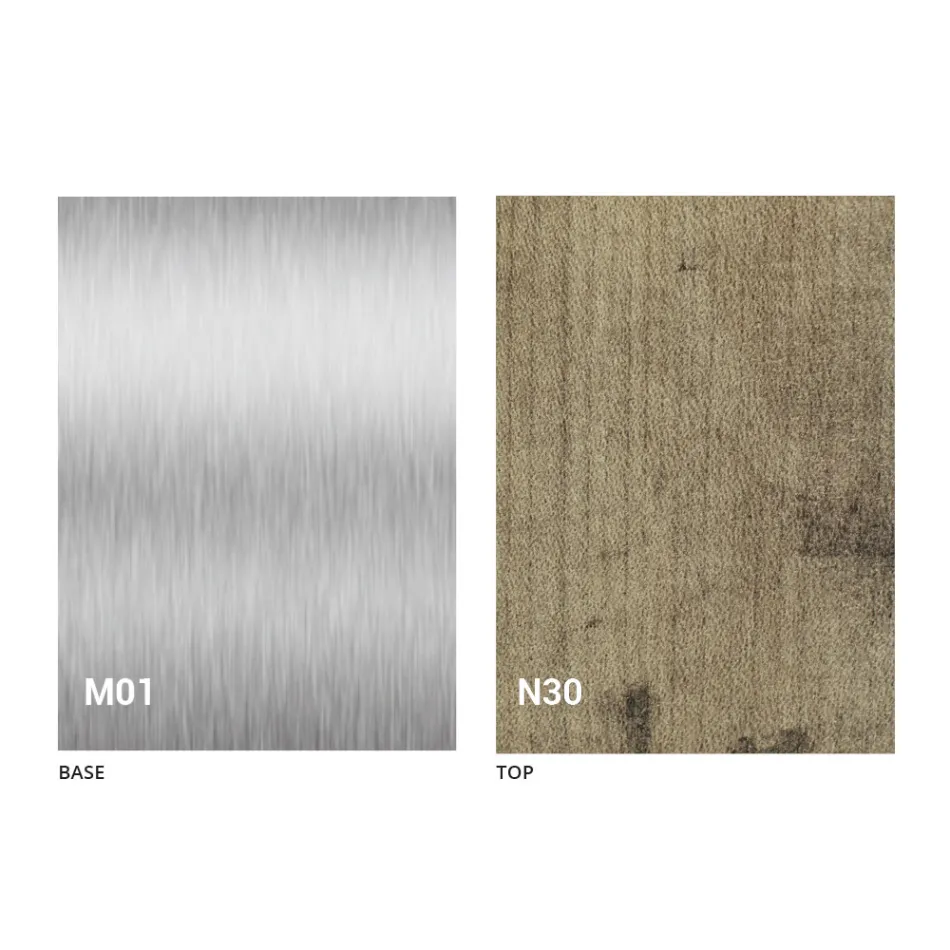 طاولة حديثة قابلة للتمديد حتى 480 سم مصنوعة من الخشب في إيطاليا - مايكل Viadurini