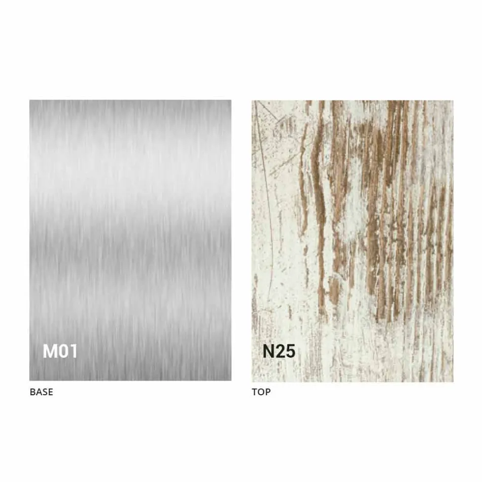 طاولة حديثة قابلة للتمديد حتى 480 سم مصنوعة من الخشب في إيطاليا - مايكل Viadurini