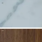 طاولة حديثة ذات سطح من الفخار بتأثير الرخام، صنعت في إيطاليا، أدرانو Viadurini