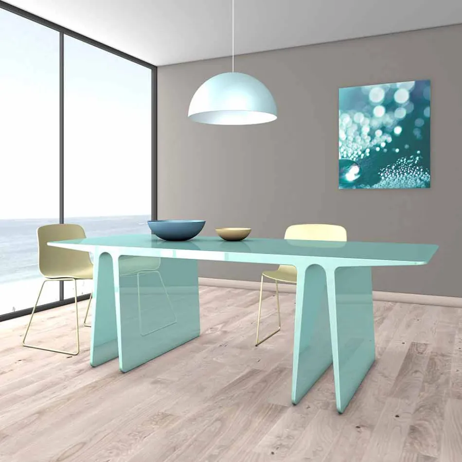 طاولة حديثة متعددة الوظائف مصنوعة في إيطاليا، ميجنانيغو Viadurini