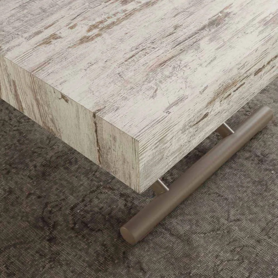 طاولة قابلة للتمديد أو طاولة قهوة مع سطح من الميلامين بالاو Viadurini