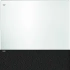 سطح طاولة من الزجاج الشفاف للغاية وأرجل معدنية، 3 تشطيبات و4 أحجام - سبيك Viadurini