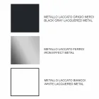 طاولة طعام قابلة للتمديد حتى 294 سم مصنوعة من الجريس والمعدن، صنع في إيطاليا - Nuzzio Viadurini