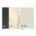 طاولة طعام قابلة للتمديد بسطح سيراميك حتى 2.8 متر، صنع في إيطاليا - باولوتشيو Viadurini