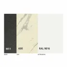 طاولة طعام قابلة للتمديد بسطح سيراميك حتى 2.8 متر، صنع في إيطاليا - باولوتشيو Viadurini