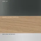 طاولة طعام بسطح زجاجي مربع وقاعدة خشبية، صنع في إيطاليا - كوادرو Viadurini