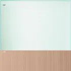 طاولة طعام من الزجاج الشفاف والمعدن بألوان متنوعة و5 أحجام - أشيو Viadurini