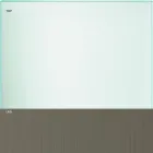 طاولة طعام من الزجاج الشفاف والمعدن بألوان متنوعة و5 أحجام - أشيو Viadurini