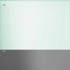 طاولة طعام من الزجاج الشفاف والمعدن بألوان متنوعة و5 أحجام - أشيو Viadurini