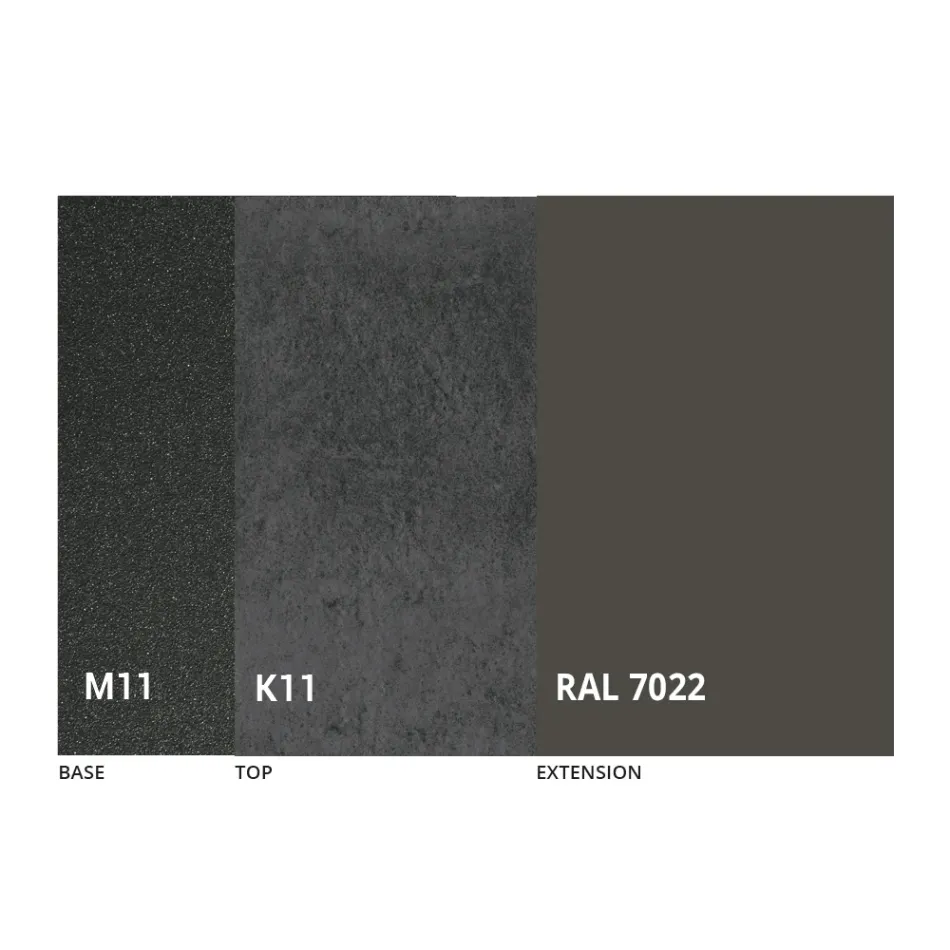 طاولة طعام مستديرة مع سطح قابل للتمديد حتى 180 سم صنع في إيطاليا - موشيو Viadurini