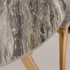 طاولة خارجية مستديرة من سيراميك أوروبيكو الفاخر، صنع في إيطاليا - بيجاسو Viadurini