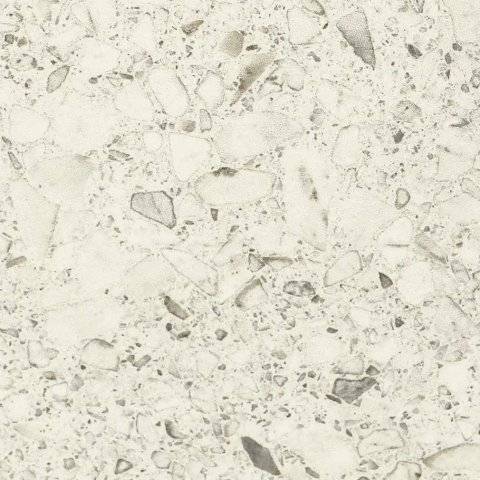 طاولة خارجية مستديرة من سيراميك التيرازو الأبيض، صنع في إيطاليا - بيجاسو Viadurini