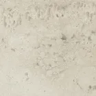 طاولة خارجية مستديرة من سيراميك الترافرتين الفاتح، صنع في إيطاليا - بيجاسو Viadurini