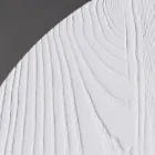 طاولة طعام مستديرة من خشب رقائقي بقشرة خشب الدردار - ليبرا Viadurini