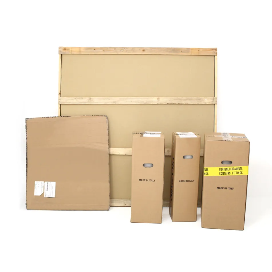 طاولة مستديرة ثابتة بسطح سيراميكي صنع في إيطاليا - مقص Viadurini