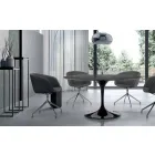 طاولة مستديرة حديثة من رخام كارارا وماركوينيا مصنوعة في إيطاليا - دولارات Viadurini