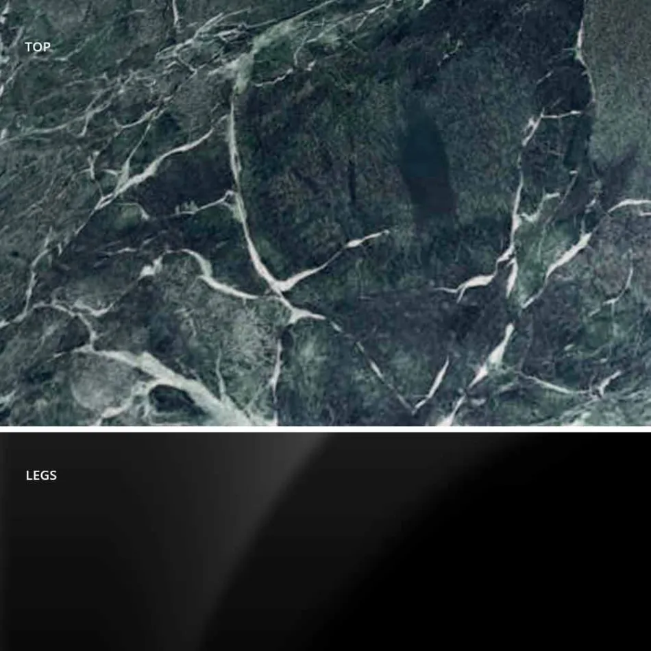 طاولة مستديرة حديثة من رخام كارارا وماركوينيا مصنوعة في إيطاليا - دولارات Viadurini