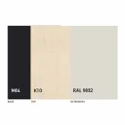 طاولة طعام مستديرة قابلة للتمديد حتى 165 سم مع سطح سيراميك - بيستولرو Viadurini